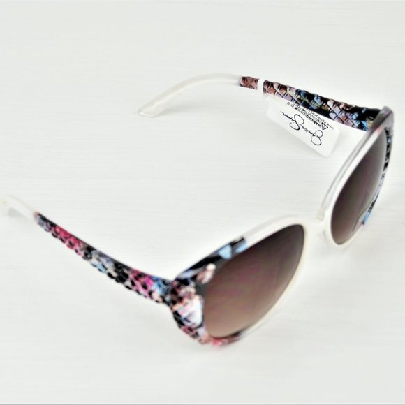 NWT Jessica Simpson Cateye Floral Sunglasses - Picture 5 of 8